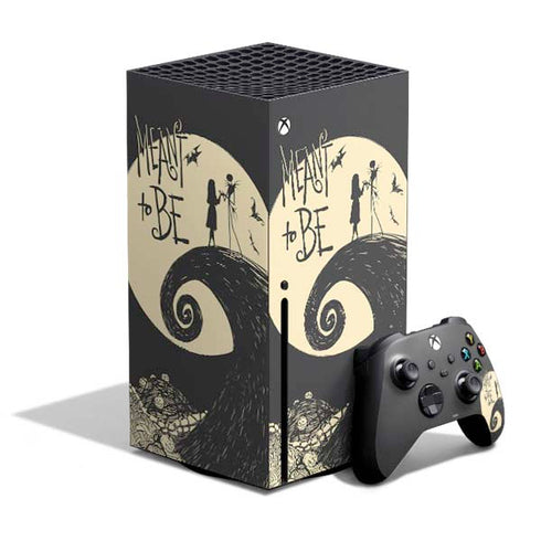 Disney The Nightmare Before Christmas Jack and Sally Meant to Be Xbox Series X Skins